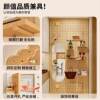 Solid wood hole board storage rack entry door living room wall storage rack custom style wall display rack wall hanging board