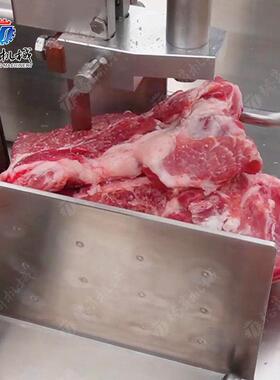 商用不锈钢电动锯骨机不锈钢切割冻肉神器全自动猪蹄切骨机