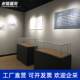 Glass display cabinet with lights, museum cultural relics, antique paint display cabinet, calligraphy and painting display cabinet, corporate exhibition hall display cabinet
