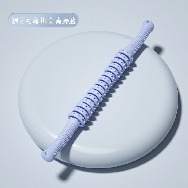 瑜伽狼牙棒刺猬球深度按摩小腿肌肉放松滚轴健身筋膜棒滚轮长高,淘宝优惠券,粉丝福利购,淘宝优惠卷