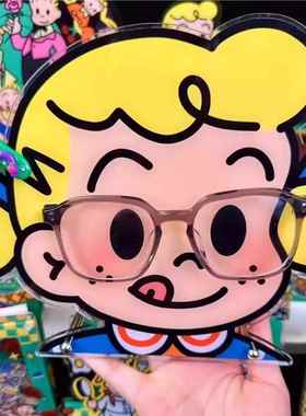 亚克力多功能小红原田眼镜支架书