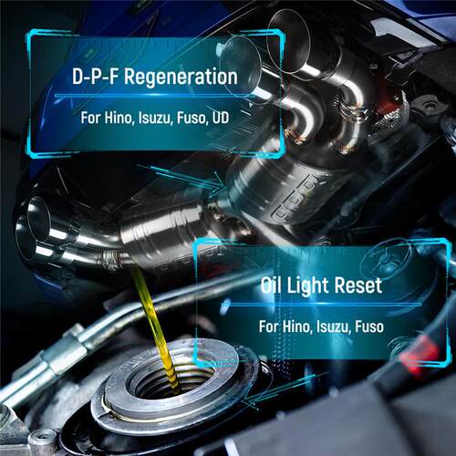 Fcar F506 Pro 重型卡车扫描仪DPF重置 机油重置工具汽车2合1诊断 - 图1