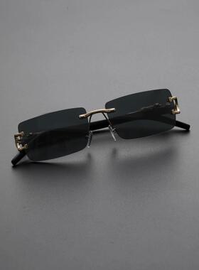 1/2 PCS Fashionable Trendy Frameless Rectangular Personalize