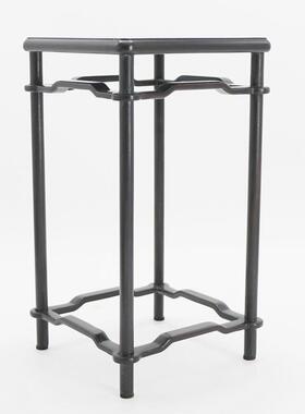 红木博古架盆景茶壶花瓶奇石玉器底座紫光檀实木托多肉植物底座