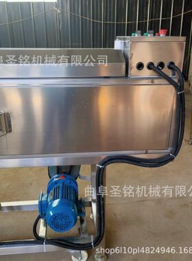 大型黄豆绿豆喷淋式清洗机 大功率毛刷清洗机 柑橘滚筒清洗机