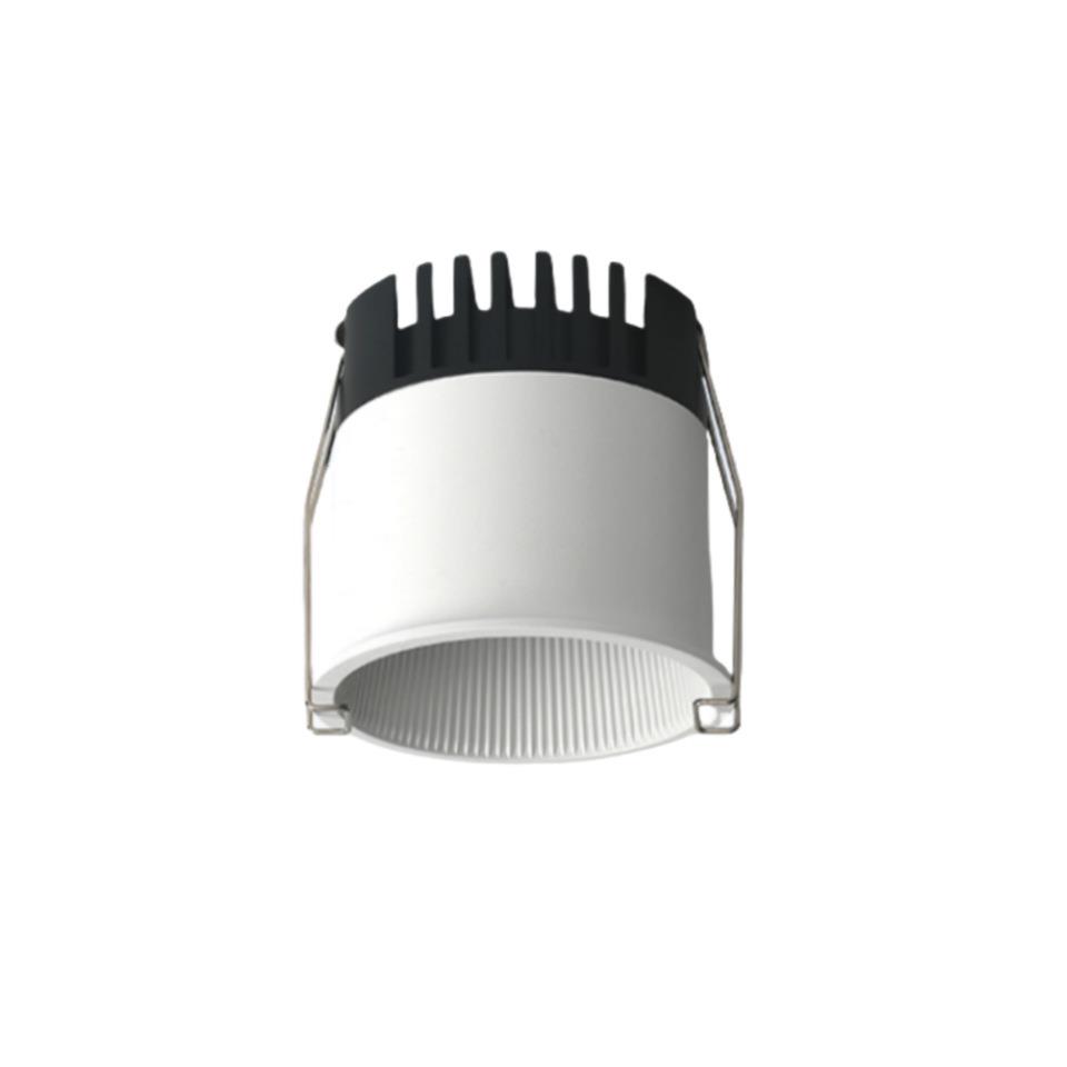 Yudao spotlights embedded living room ceiling vertical pattern face ring deep cup anti-glare no main light lighting opening 55 downlight