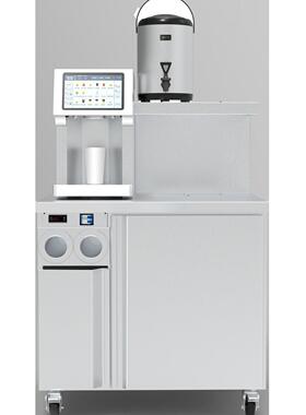 供应0.9米奶茶饮品工作站FEHHA571一点点奶茶店吧台设备