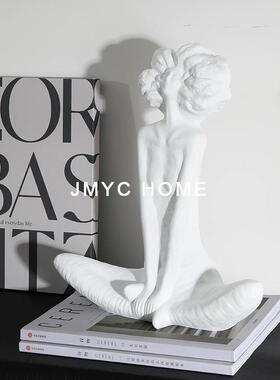 意式简约卡通梦人物雕塑样板店房间酒办公室玄关酒娜柜OED电柜视