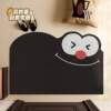 Cartoon black entrance floor mats for home entrance door anti-slip mats can be cut with wire circles to rub soil and scrape mud carpets