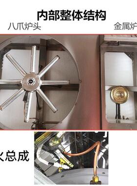商用大型煎饼机油炸炉旋转班戟炉杂粮煎饼果子锅摆摊燃气铁板鏊子