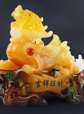 貔貅摆件一对办公室开张酒店装饰品新店铺开业工艺礼品