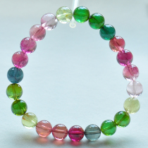 8 4 mm Brazilian natural Beatrite bracelet woman 22 5 gr Rainbow Beatrite hand string Candy Beseal 10909