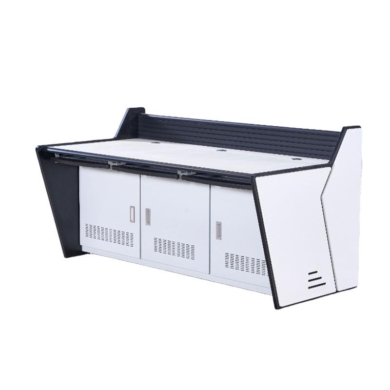 Security monitoring console thickened work dispatch table command center console cabinet single double triple platform