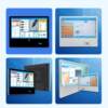 21.5-inch new smart access control electronic class sign wall-mounted campus smart face recognition card swiping and attendance all-in-one machine