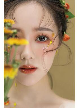 86M0新娘妆装饰画广告婚纱店结婚海报装饰挂画新娘跟妆造型墙面