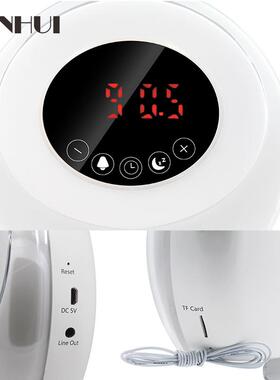 新款钟日落XH-305灯出唤日醒灯led时钟灯床头夜灯LED台灯电子时音