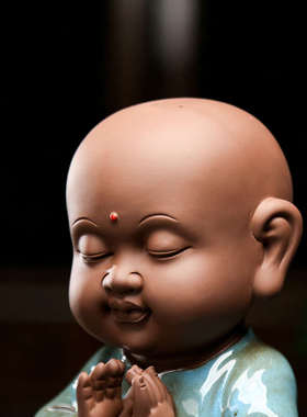 摆设送礼电视柜摆件装饰物工艺品办公室小禅意品家里客厅和尚玄关