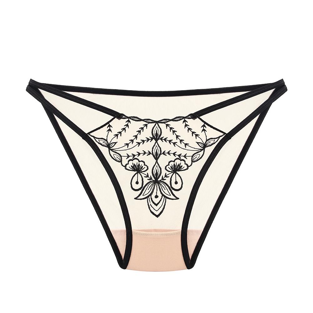Light luxury temperament womens briefs high value tulle - 图3