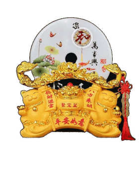 平安如意招才客厅摆件酒柜玄关办公室装饰品摆设乔迁开业新居礼品