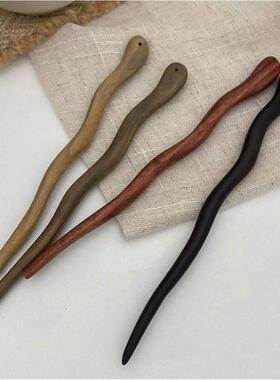 Chinese Style Elegant Wood Hair Stick For Women Girl Hairp S
