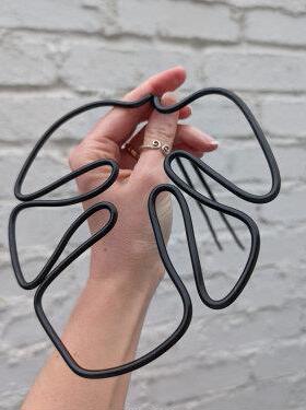 新款跨境Monstera Shaped Plant Support 龟背竹形状的植物支架