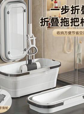 海绵拖把头免手洗新款家用拖地胶棉吸水一拖地拖布大