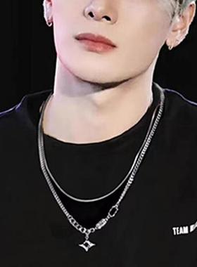 项链嘻哈设计小众个性配饰项链