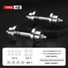 High-end seven stainless steel dumbbells for men's fitness home combination barbell set with adjustable weight for home exercise and steelmaking