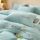 Thickened anti-static double-sided milk velvet four-piece quilt cover coral velvet sheet quilt cover flannel winter bedding
