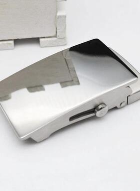 不锈钢滚轴皮带扣头 无孔无牙男 可订 做腰带扣 滚轴自动扣头
