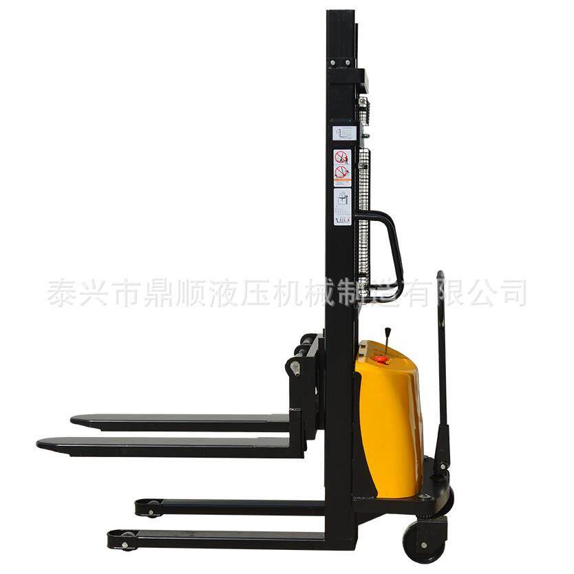 1 ton 1.5 ton 2 ton semi-electric stacker widened and lengthened semi-automatic stacker handling loading and unloading truck electric hydraulic