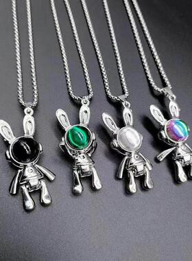 男士项炼不锈钢项炼女士男士简单长1