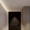 Grille spotlights, double-headed, three-headed bold lamps, embedded smart home decoration commercial ceiling lamps without main lights, square downlights