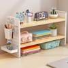 Hole board desktop storage rack dormitory desk bookshelf home study desk office desk multi-layer storage display rack