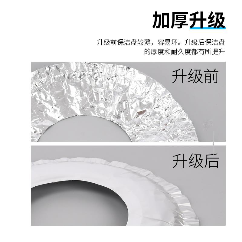 炉灶防油垫煤气灶圆形保护垫方形燃气灶锡纸圈厨房灶台铝箔清洁垫