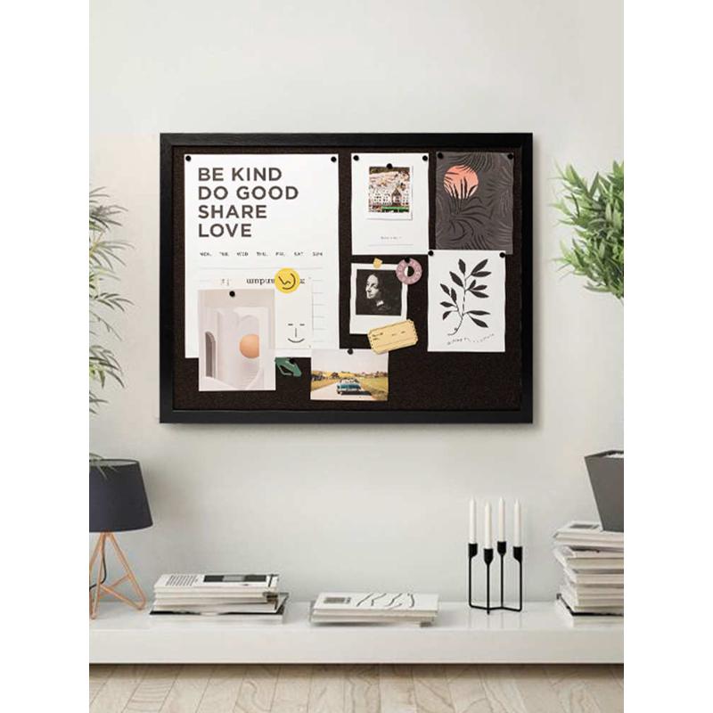 1VPR电表箱装饰画可翻盖免打孔遮挡软木板记事板留言板DIY自定义 - 图1