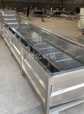 冻肉解冻机猪肉板连续式化冻机商用鸡鸭鹅大型水浴式解冻流水线