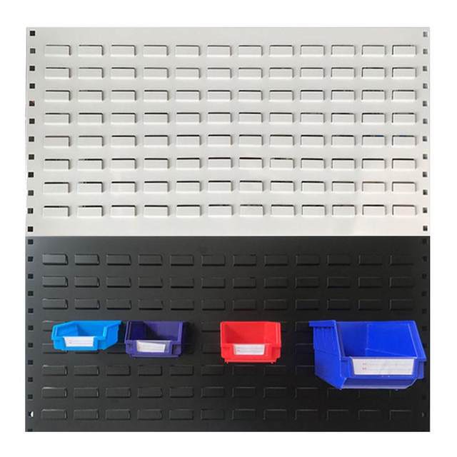 Hole plate louver hanging board hardware tool rack part box multifunction storage rack hanging board workshop wall storage rack