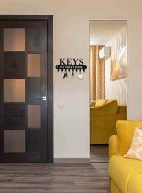 铁制工艺品KEYS甜蜜的家多功能挂钩钥匙架衣架eBay爆款