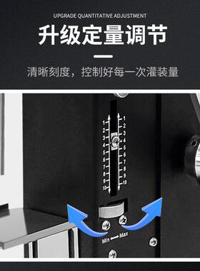 联腾A03手动灌装机小型手压定量膏液体子分装机酸奶装机气动