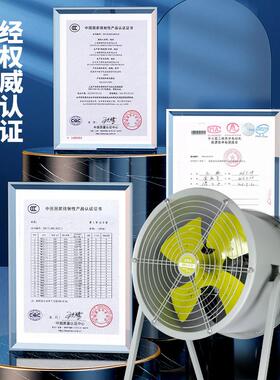 220V排风扇抽风机带脚排烟三相电机送风强力岗位风机SF轴流风机