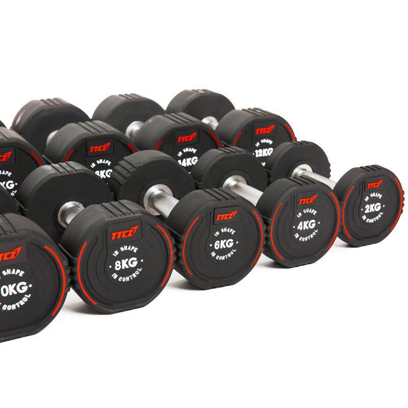 Tengtai PU dumbbell men's home fitness equipment multi-specification dumbbells odor-free environmentally friendly material barbell