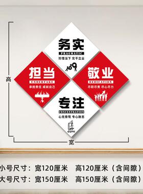 办公室墙面装饰网红励志语录标语挂牌企业文化公司会议室背景布置