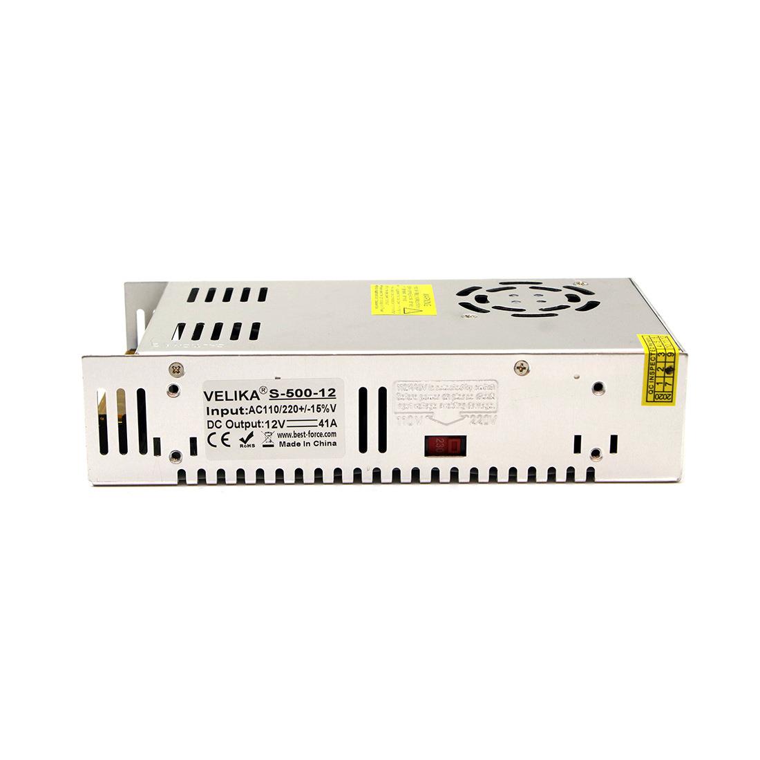 220V转DC12V变压器 12V500W安防监控电源 LED灯具模组灯条电源 - 图3