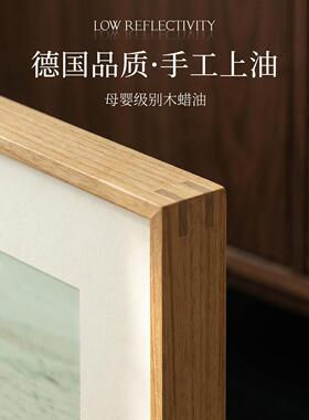 照片打印相框定制实木相片画框空框洗照片diy装裱木质婚纱照裱画