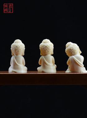 创意禅禅小佛饰品Q版如来咖啡桌学习小新手车载安全装饰展示