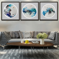 Embroidery handmade Su embroidery < modern landscape triple screen > Su embroidery real silk thread to three silk embroidered home decoration