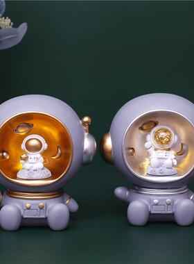 太空人小夜灯太空灯送同学客厅卧室装饰存钱罐宇航员摆件创意夜灯