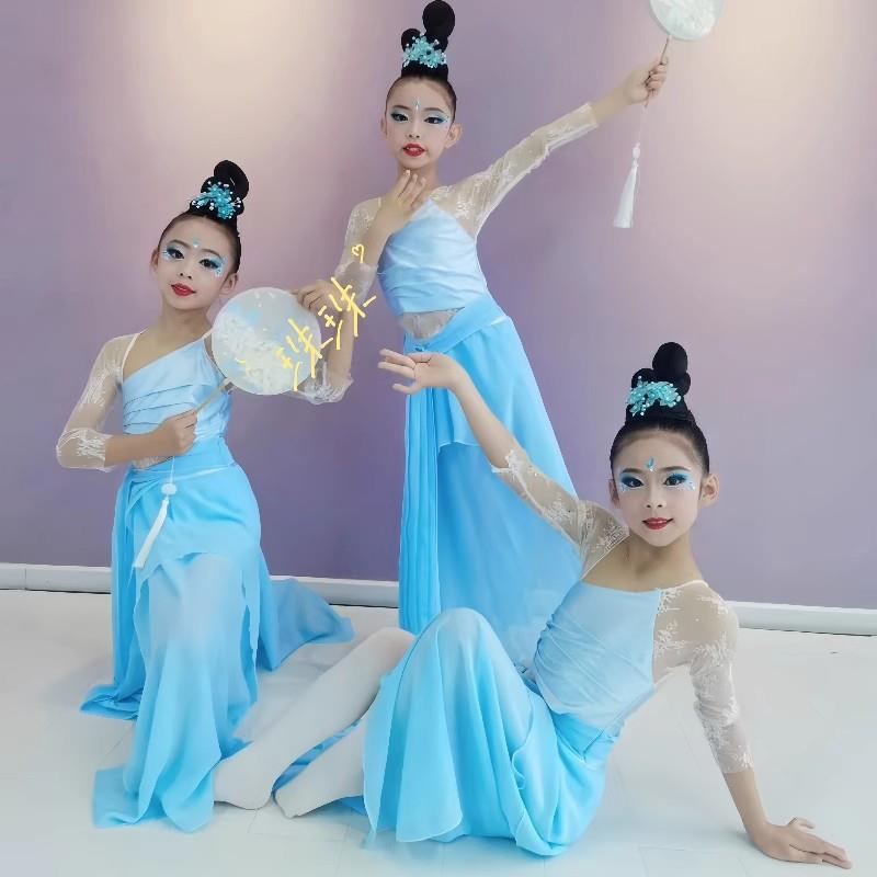 瑶光赋舞蹈服有美人兮表演服芒种演出服中国风身韵纱衣飘逸古典舞 - 图1