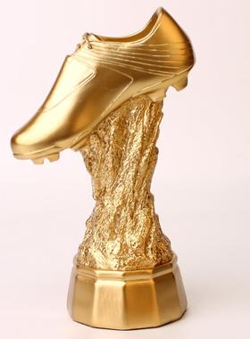 摆件欧州杯树脂工艺品运动金球鞋奖杯欧式手工